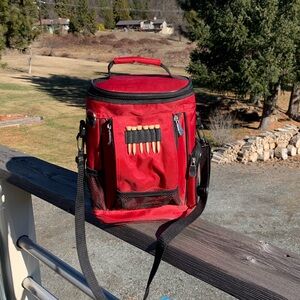Golf caddy bag and cooler combo